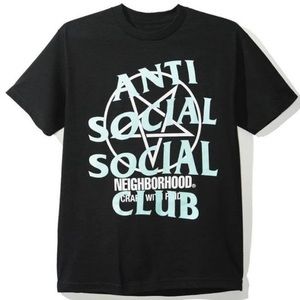 Anti social social club x neighborhood tshirt
